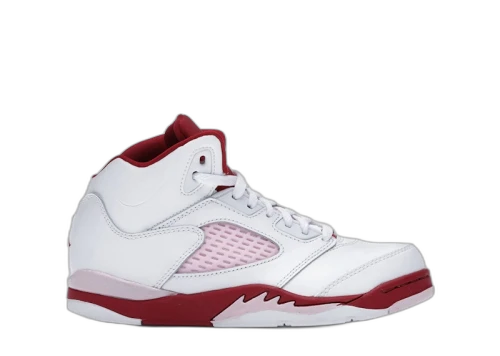 Jordan 5 Retro White Pink Red (PS)