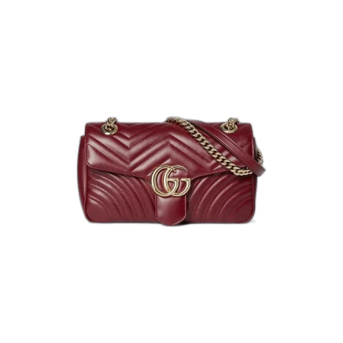 Gucci Marmont Small Shoulder Bag 'Rosso Ancora'