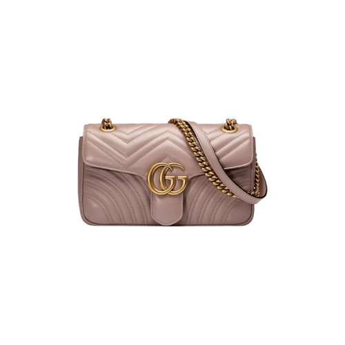 Gucci GG Marmont Matelassé Shoulder Bag 'Dusty Pink'