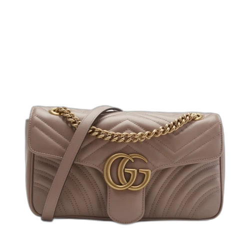Gucci GG Marmont Small Matelasse Bag Dusty Pink