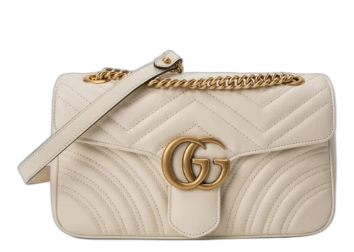 Gucci GG Marmont Small Matelasse Bag White