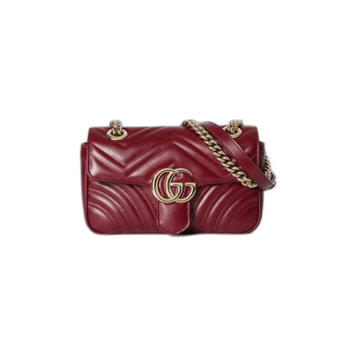 Gucci Marmont Mini Shoulder Bag 'Rosso Ancora'