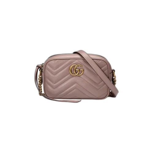 Gucci GG Marmont Matelassé Mini Bag 'Rose Antic'