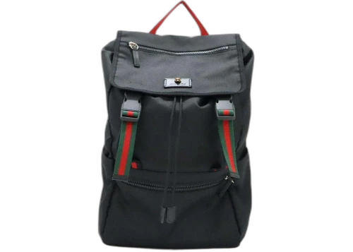 Gucci Techno Canvas Tigerhead Backpack Black