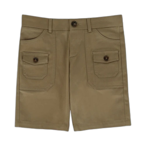 Gucci Kids Cargo Knit Bermuda Shorts 'Khaki'