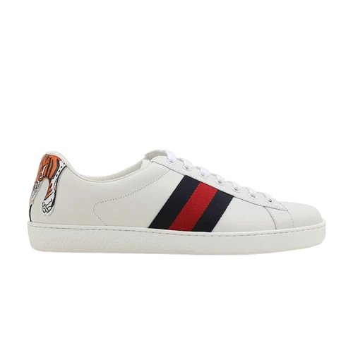 Gucci Ace Vintage Web Lace-Up 'Tiger Patch'