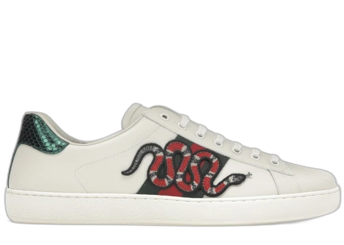 Gucci Ace Embroidered Snake