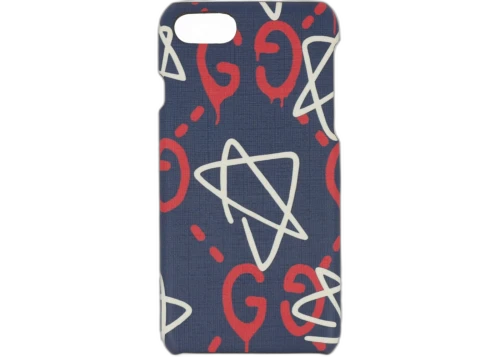 Gucci Women's GG Graffiti iPhone 7G Case Navy