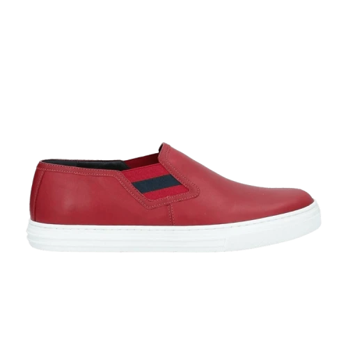 Gucci Signature Slip-On Leather 'Red'