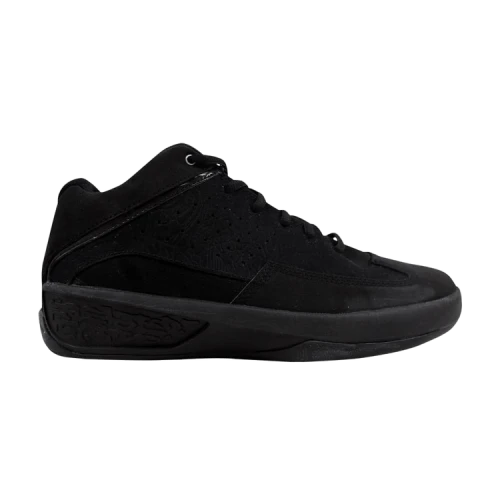Jordan 2 Smooth Black Metallic Silver White