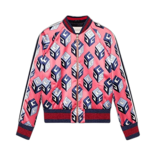 Gucci GG Print Duchesse Bomber Jacket 'Multicolor'