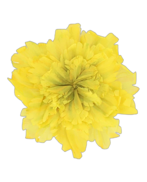 Gucci Silk Flower Brooch Yellow
