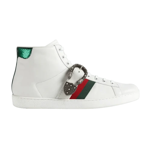 Gucci Ace High 'Dionysus Buckle - White'
