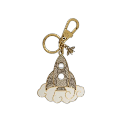Gucci Rocket Ship Key Chain 'Gold'