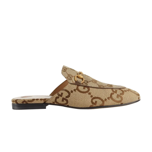 Gucci Jumbo GG Princetown Slipper 'Camel' (Women's)