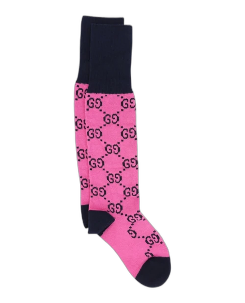 Gucci GG Colorblock Socks Pink