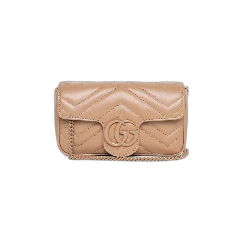 Gucci GG Marmont Matelasse Super Mini Bag 'Camelia'