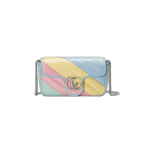 Gucci GG Marmont Super Mini Bag 'Multicolored Pastel'