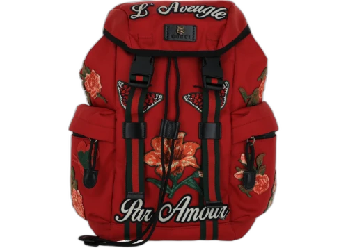Gucci L'Avegule Par Amour Techpack Backpack Multi
