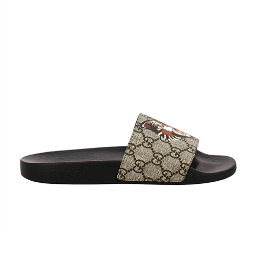 Gucci GG Supreme Slide 'Angry Cat' (Women's)