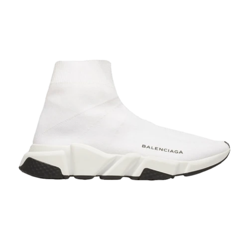 Balenciaga Speed Trainer Mid 'White Black' (Women's)