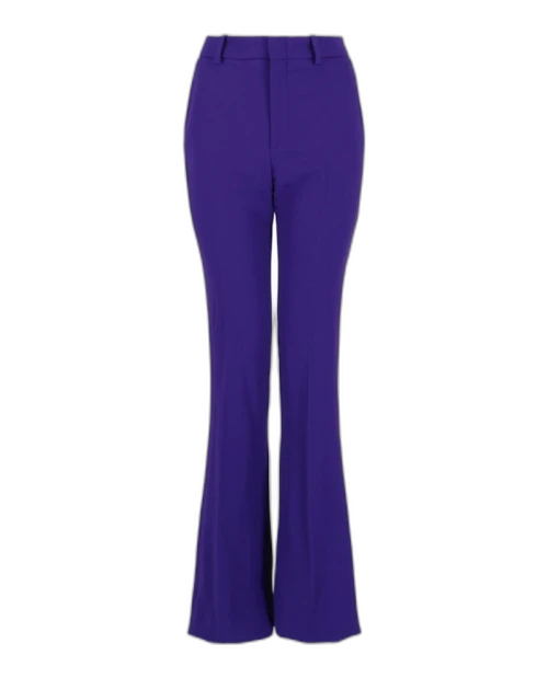 Gucci Flared Leg Pants Purple