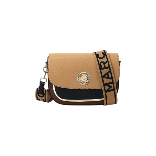Marc Jacobs CB Signet Turnlock Saddle Bag Cognacul