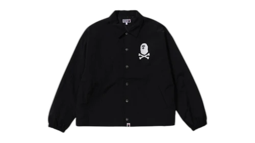 BAPE Ape Crossbone Coach Jacket Black