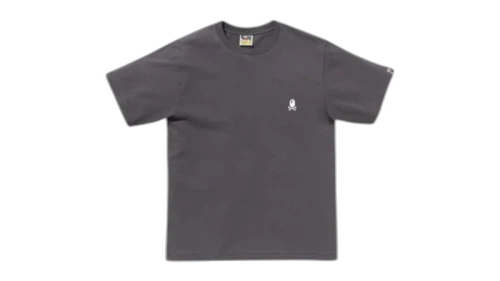 BAPE Color Ape Crossbone One Point Tee Charcoal
