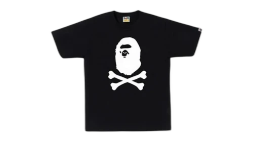 BAPE Ape Crossbone Tee Black
