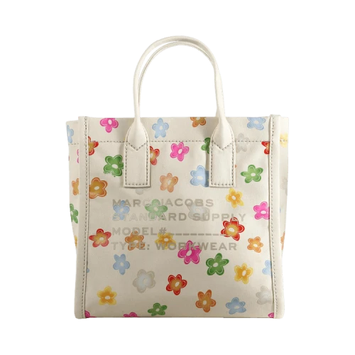 Marc Jacobs Medium Tote Wild Daisy Canvas Standard Supply Bag 'White/Multicolor'