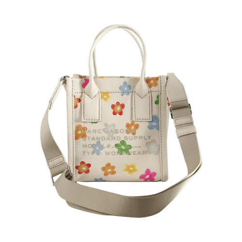 Marc Jacobs Small Tote Wild Daisy Canvas Standard Supply Bag 'White/Multicolor'