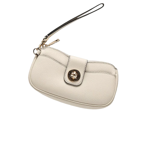 Marc Jacobs Signet Turnlock Slg Wristlet Bag Marshmallo