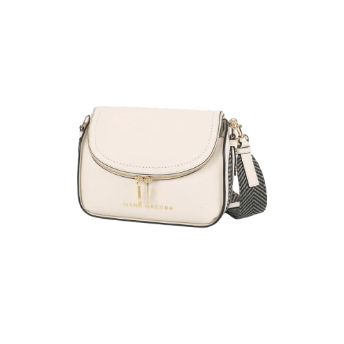 Marc Jacobs Grooved Webbing Mini Messenger Bag Marshmallo