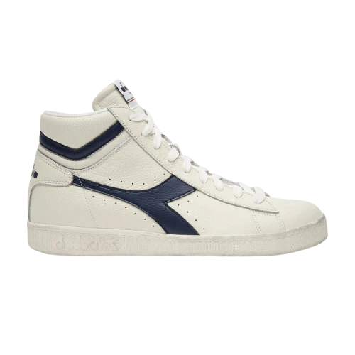 Diadora Game L High Waxed 'White Blue Caspian Sea'
