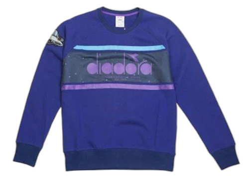 Diadora x Rick And Morty Intergalactic Crew Sweater Purple/Blue