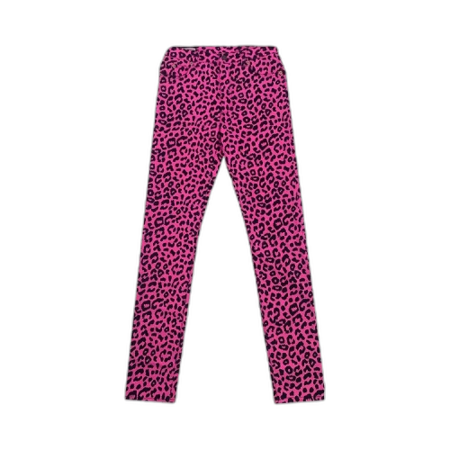 Gucci Leopard Print Skinny Pant 'Pink/Black'