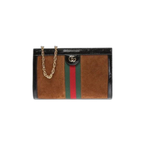 Gucci Ophidia Small Shoulder Bag 'Brown/Black'