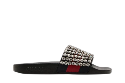 Gucci Web Slide 'Crystal' (Women's)