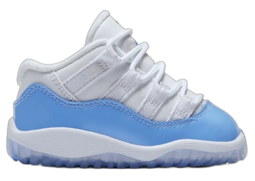 Jordan 11 Retro Low White Black University Blue (TD)