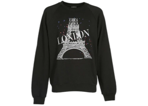Balenciaga London 1969 Sweatshirt Black