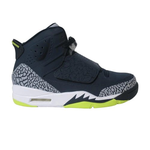 Jordan Son Of Armory Navy/Electrolime-White
