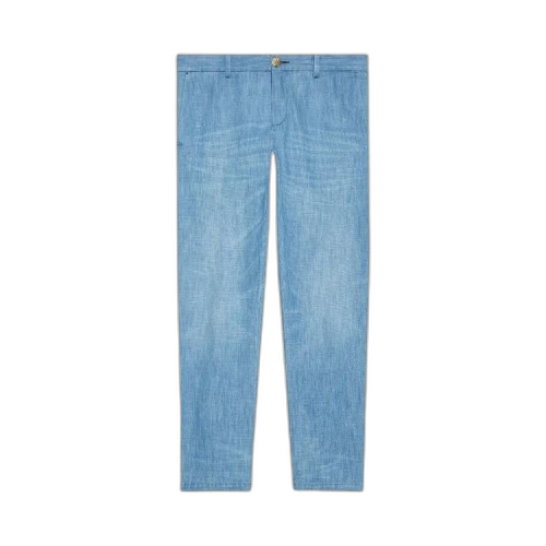 Gucci Logo Embroidered Trousers 'Blue'