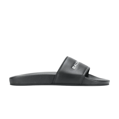 Balenciaga Pool Slides 'Black White' (Women's)