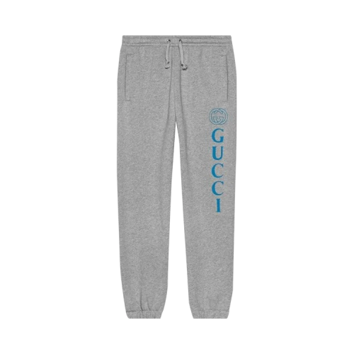 Gucci Logo Drawstring Pants 'Grey'