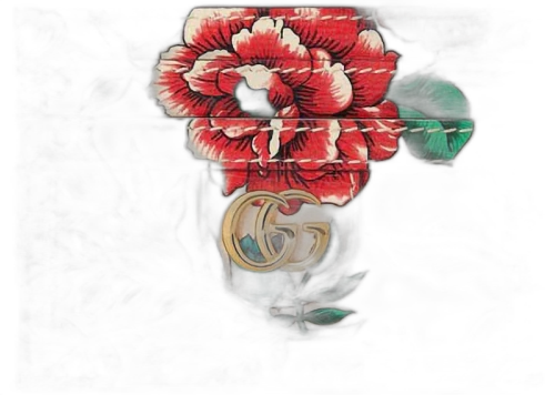 Gucci Flower Print Card Case Multicolor