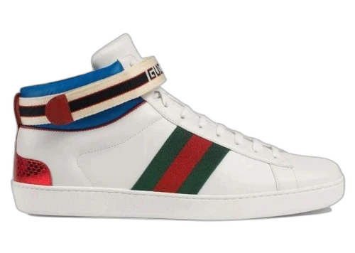 Gucci Ace Stripe High-Top White