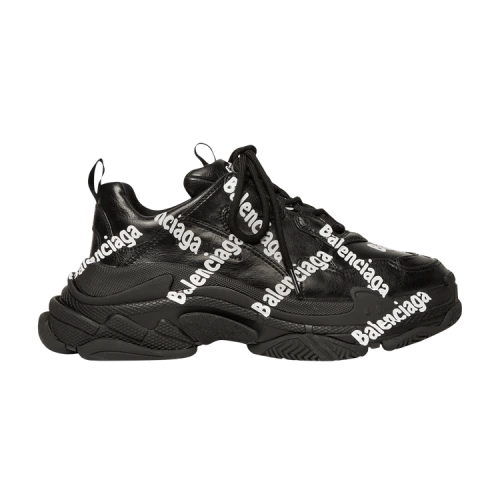 Balenciaga Triple S 'Logotype - Black' (Women's)