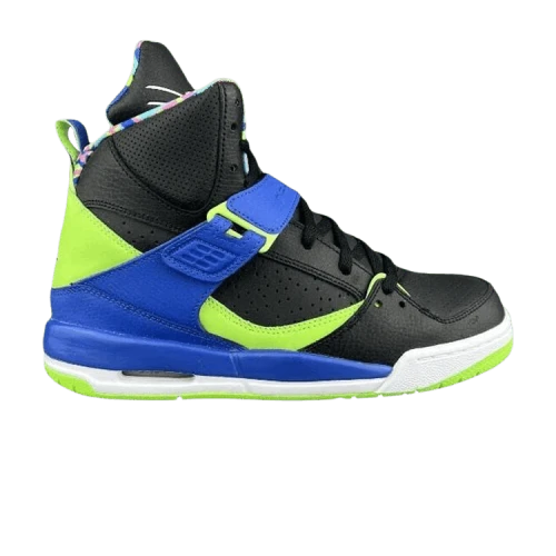 Air Jordan Flight 45 High GS 'Black Royal Lime'