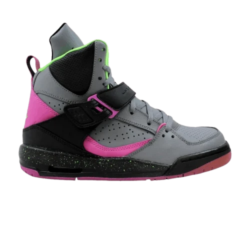 Air Jordan Flight 45 High GS 'Cool Grey Lime'